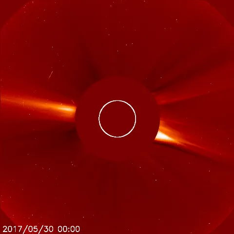 Image of solar wind