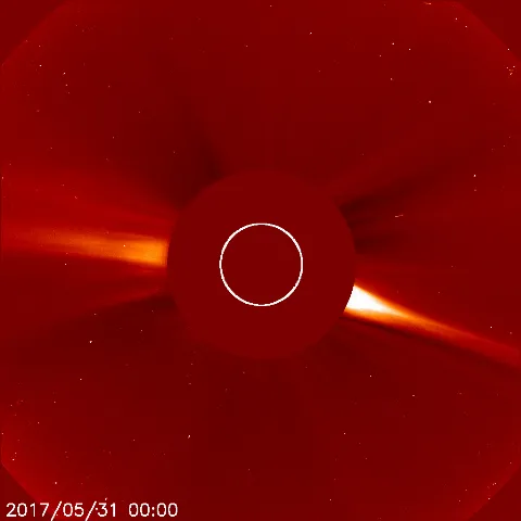 Image of solar wind