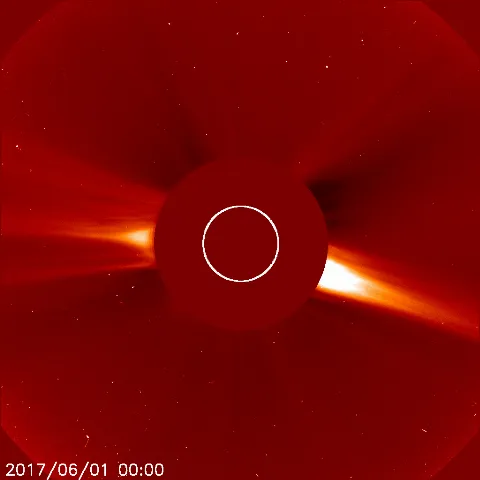 Image of solar wind