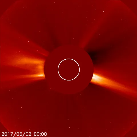 Image of solar wind