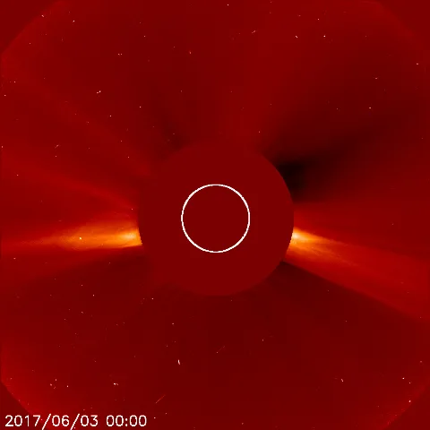 Image of solar wind