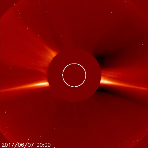 Image of solar wind