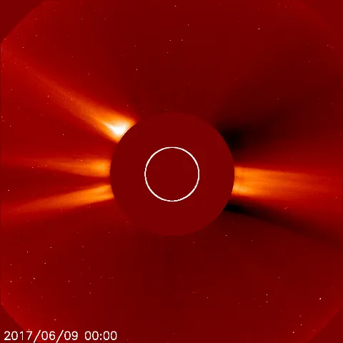 Image of solar wind