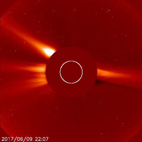 Image of solar wind