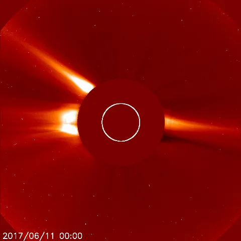 Image of solar wind