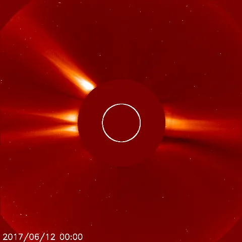 Image of solar wind