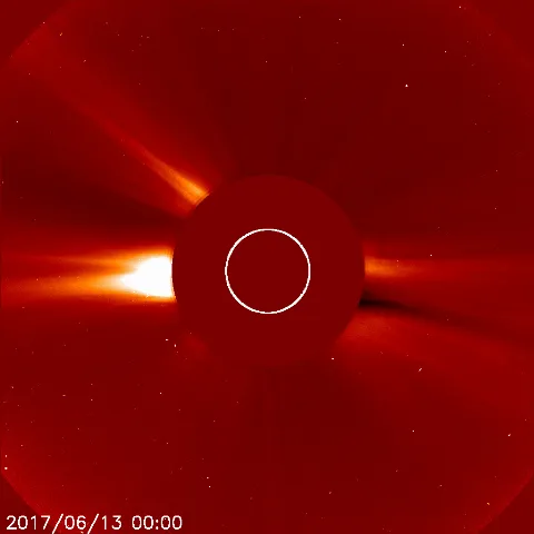 Image of solar wind