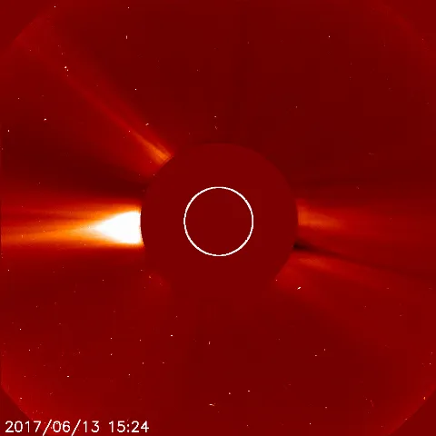 Image of solar wind