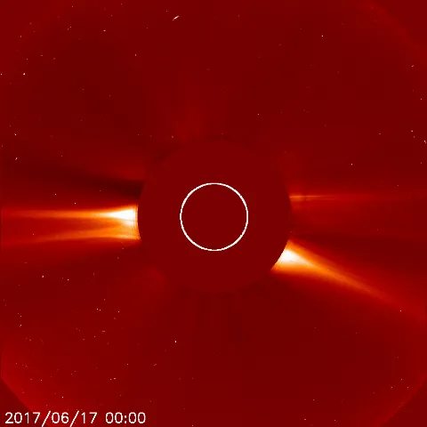 Image of solar wind