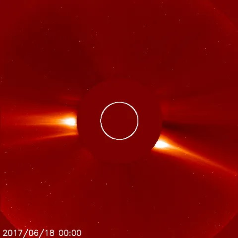 Image of solar wind