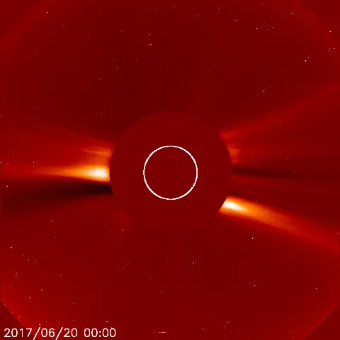 Image of solar wind