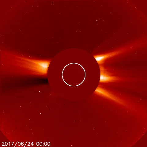 Image of solar wind