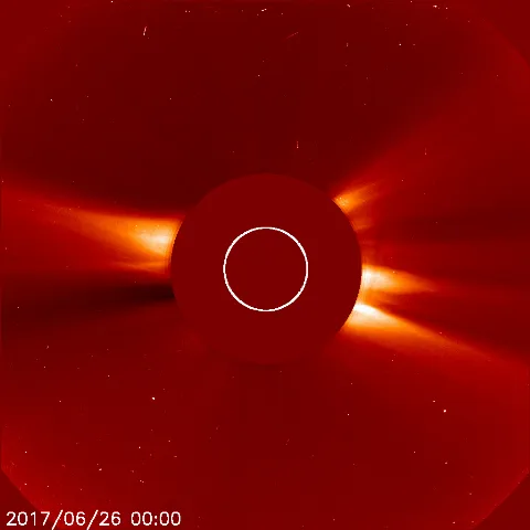 Image of solar wind