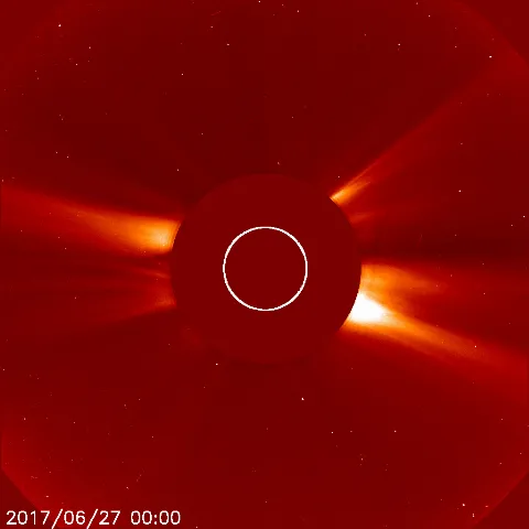 Image of solar wind