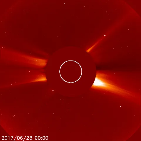 Image of solar wind