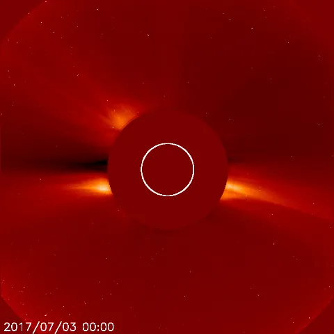 Image of solar wind