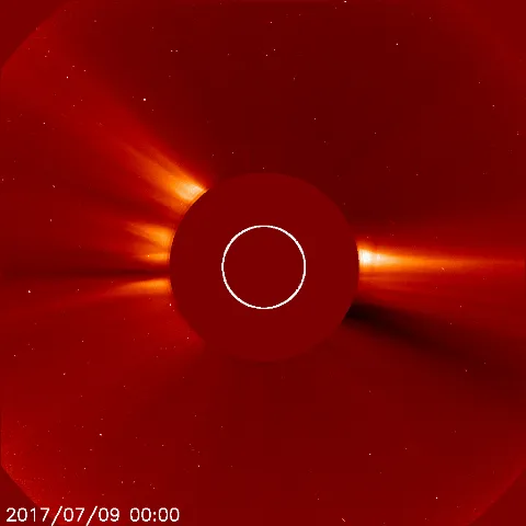 Image of solar wind