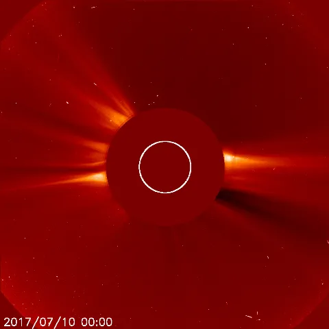 Image of solar wind