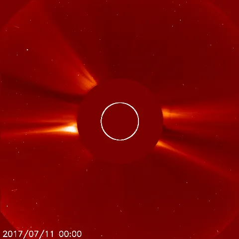 Image of solar wind