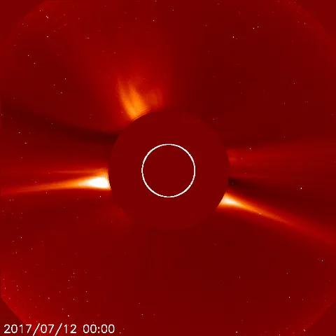 Image of solar wind