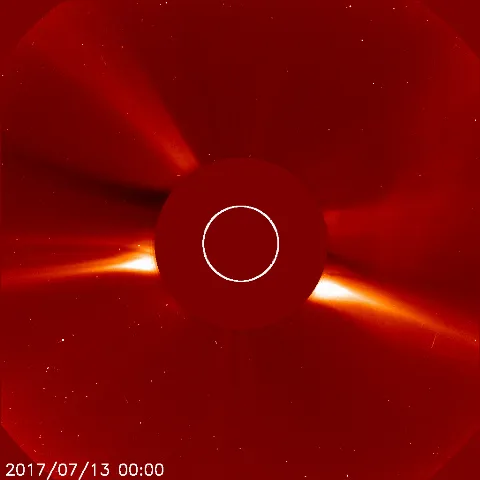 Image of solar wind