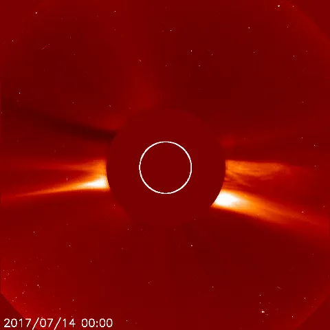 Image of solar wind