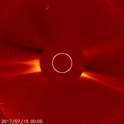 Image of solar wind