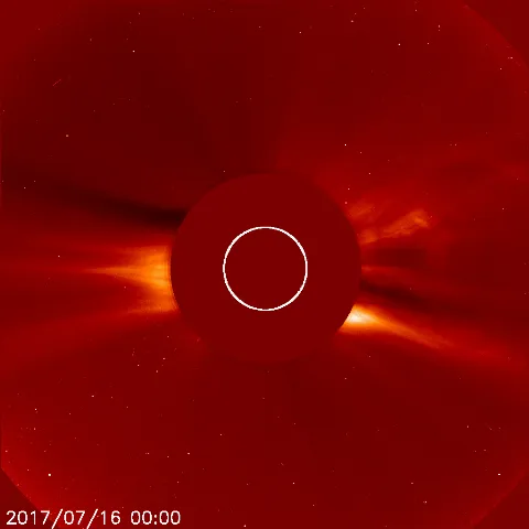 Image of solar wind