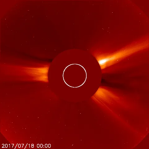 Image of solar wind