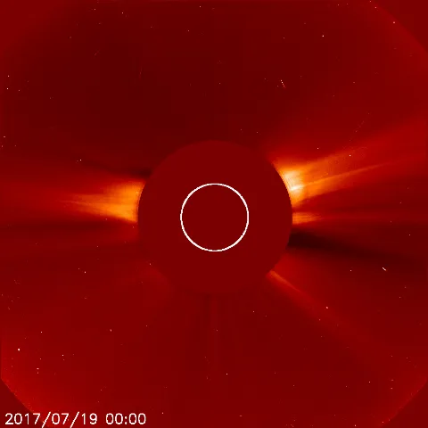 Image of solar wind