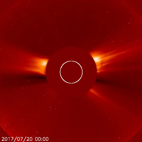 Image of solar wind