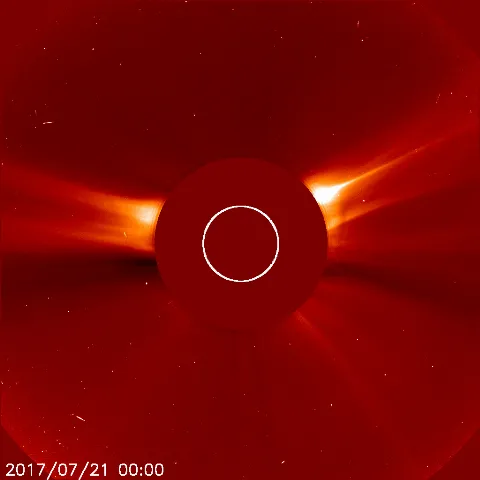 Image of solar wind