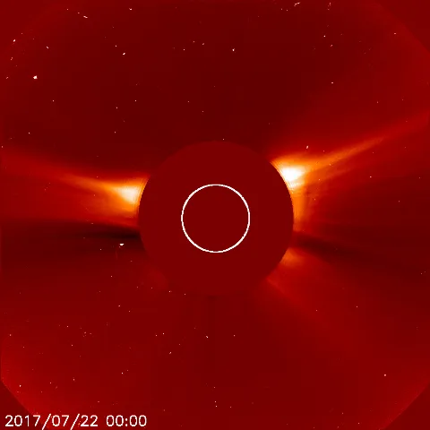 Image of solar wind