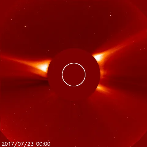 Image of solar wind