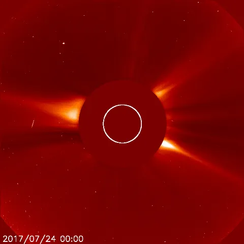 Image of solar wind