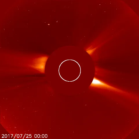 Image of solar wind