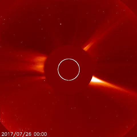 Image of solar wind