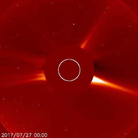 Image of solar wind