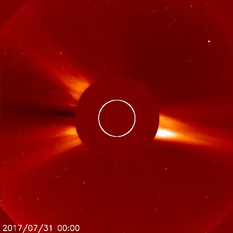 Image of solar wind