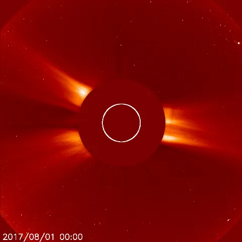 Image of solar wind