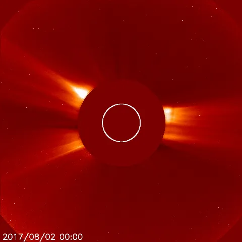 Image of solar wind