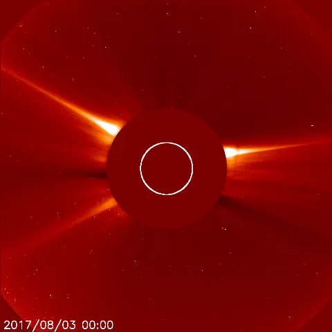 Image of solar wind