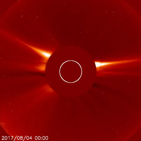 Image of solar wind