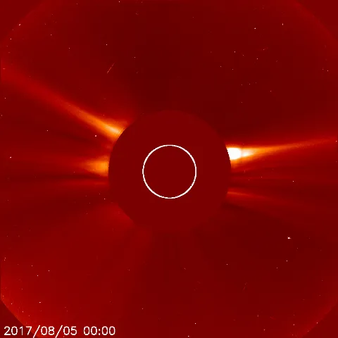 Image of solar wind