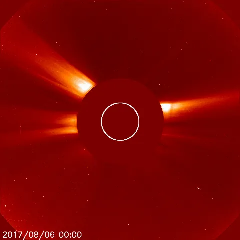 Image of solar wind