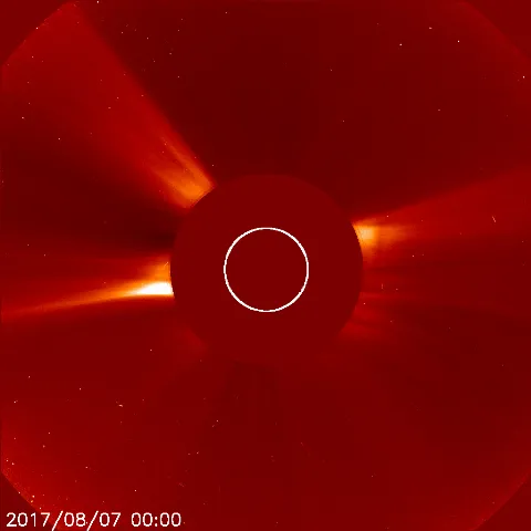 Image of solar wind