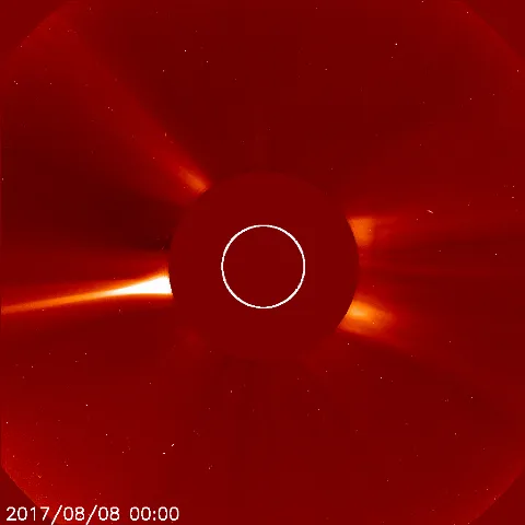 Image of solar wind