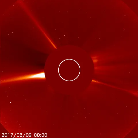 Image of solar wind