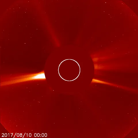 Image of solar wind