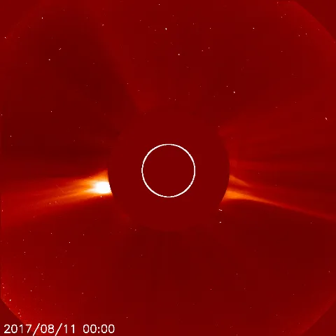 Image of solar wind